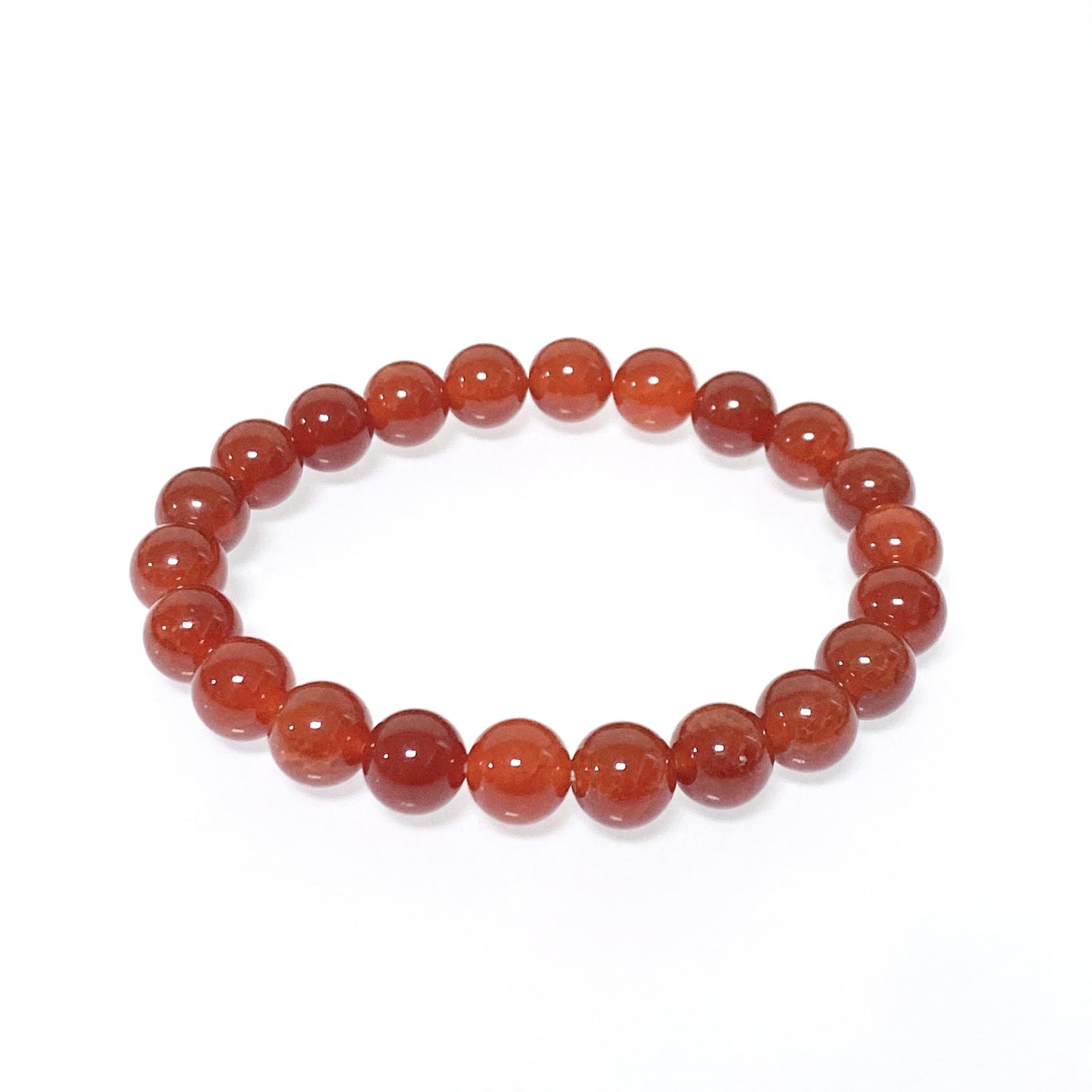 Women's & Men's Dragon Pattern Agate Single Circle Round Beads Life Scale Texture Bracelet