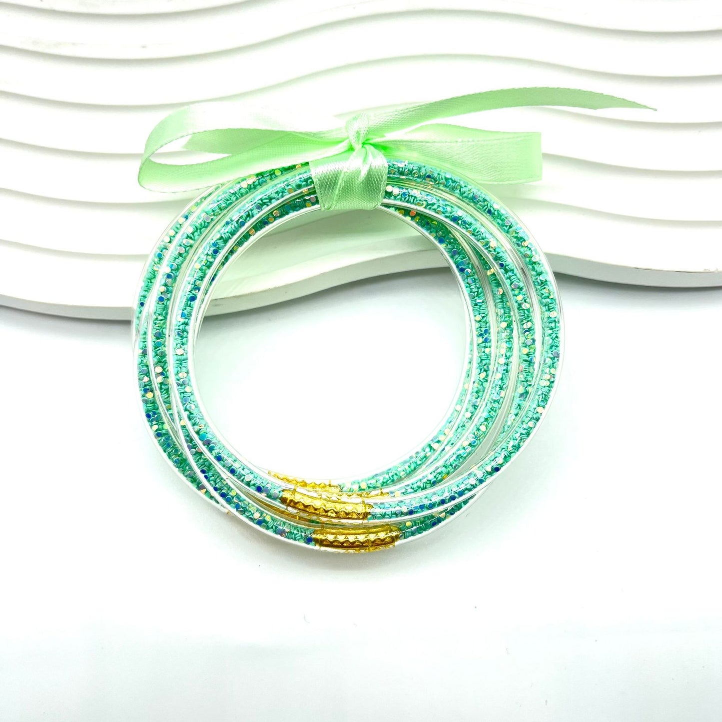 Glamorous Fashion Silicone Bright Simple Couple Bracelets