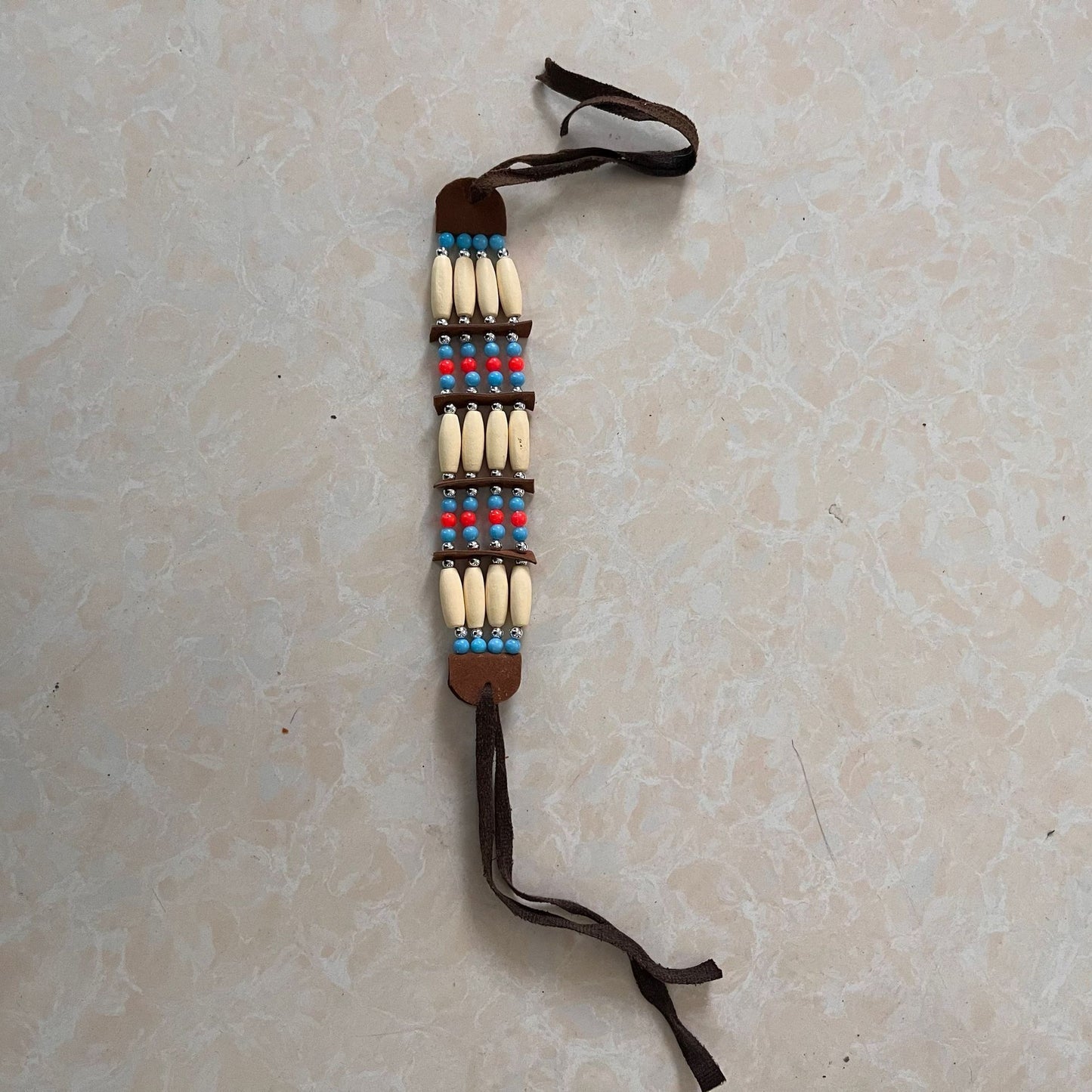 Women's Bohemian Indian Adult Primary Color Wooden Necklace
