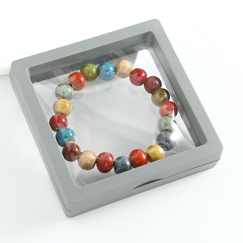Ethnic Style Ceramic Beaded Artistic Ancient Bracelet