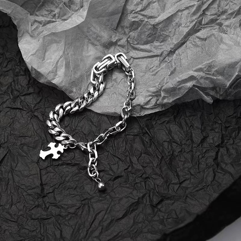 Men's Trendy Couple Hand Retro Hip Hop Bracelet