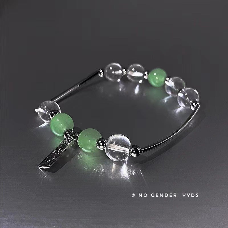 Men's Chinese Style Light Luxury Bamboo Design Female Bracelet