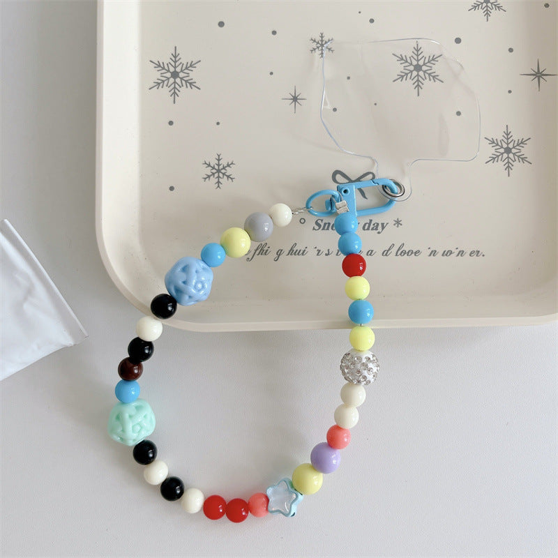Women's Case High-grade Bow Handmade Sugar Pearl Short Bracelet