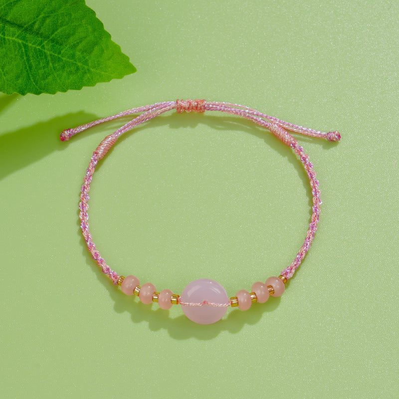 Children's Festival Colorful Rope Hand Weaving Magic Color Bracelet