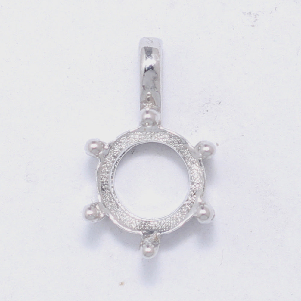 Size Style Copper Alloy Electroplated Sier Pendants