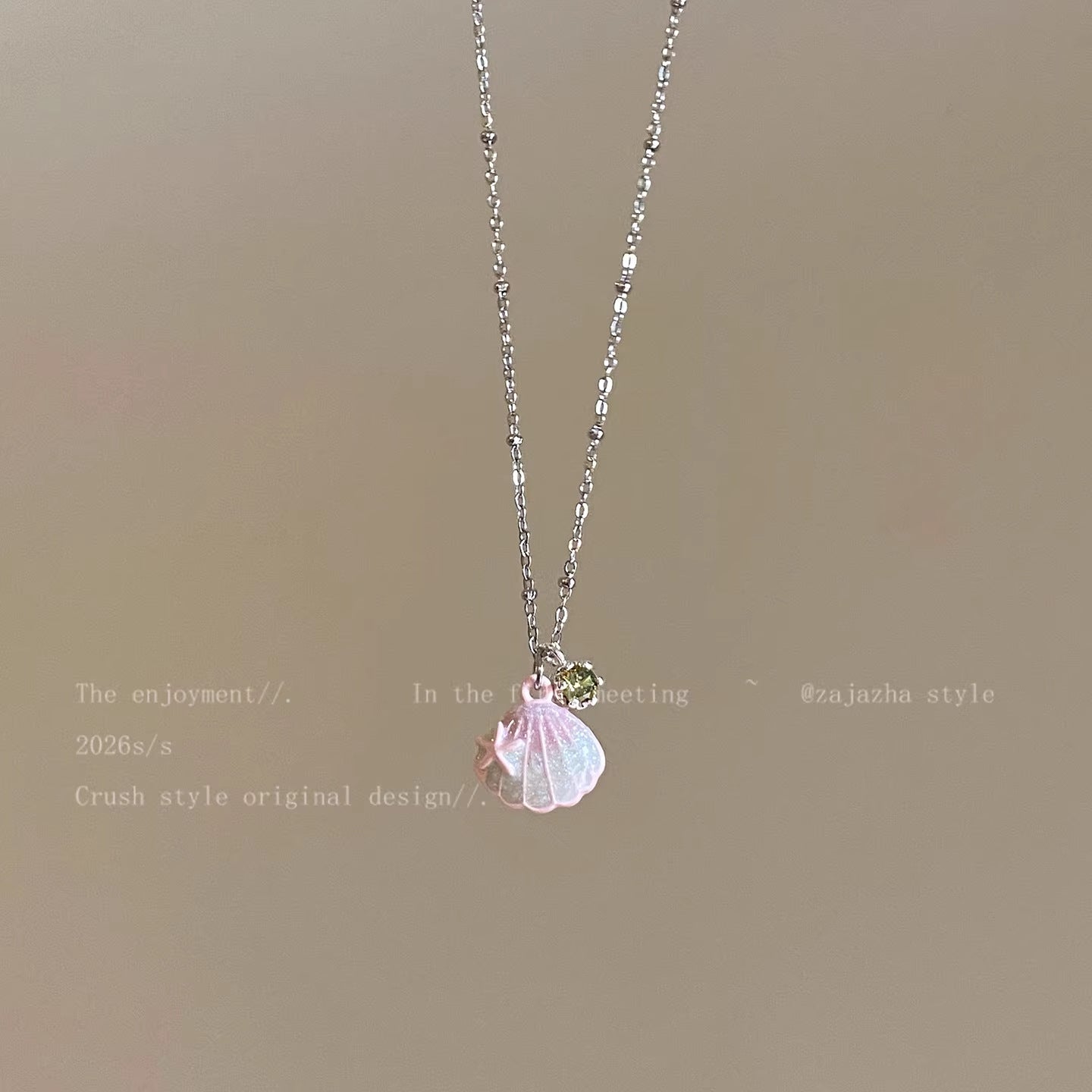 Women's Bow Shell For Design Sweet Clavicle Chain Necklace