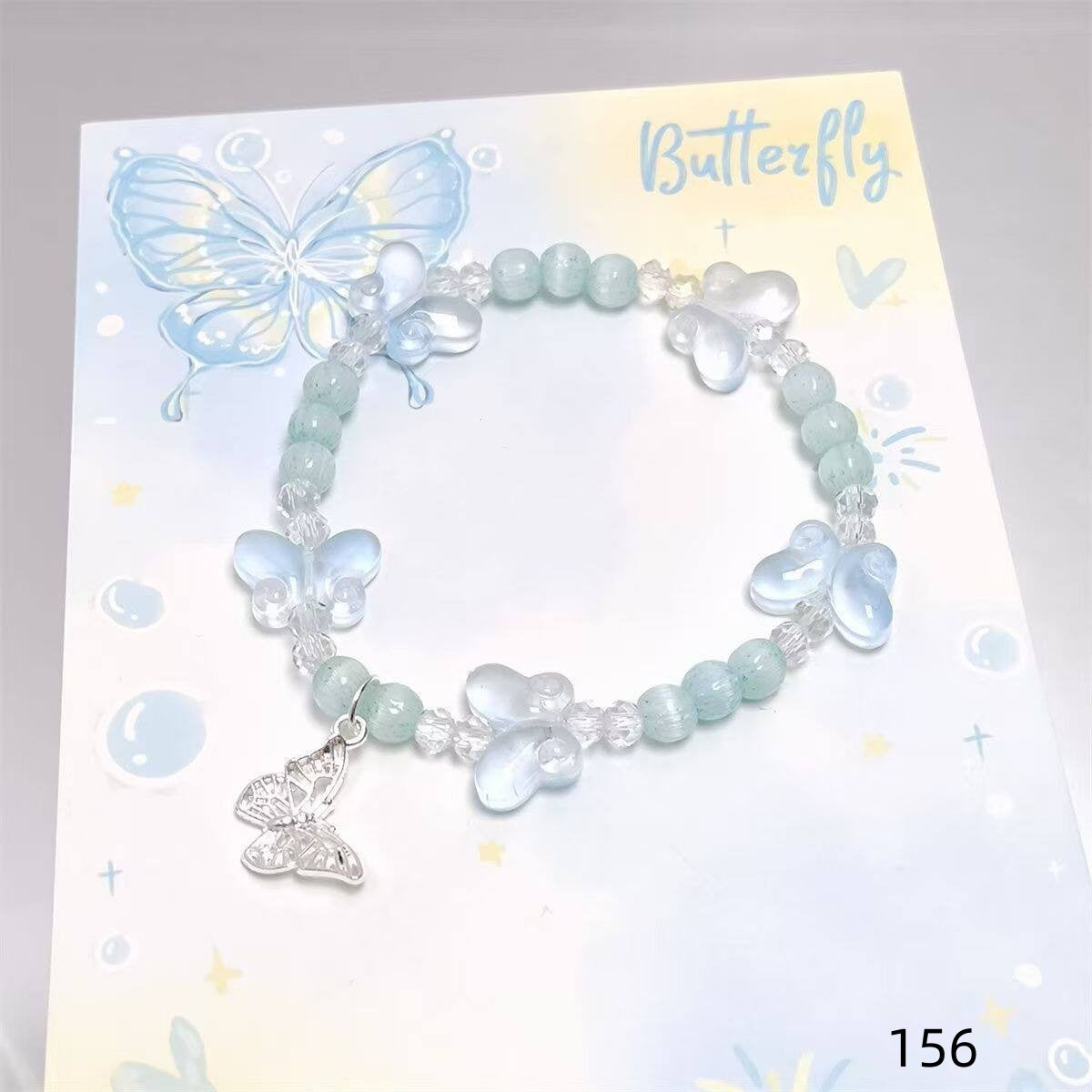 Colorful Crystal String Beads Fishtail Sweet Super Fairy Girlfriends For Bracelets