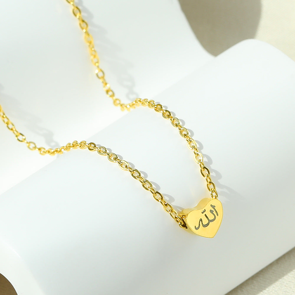 Women's & Men's Hip Hop Stainless Steel Gold Plated Necklaces