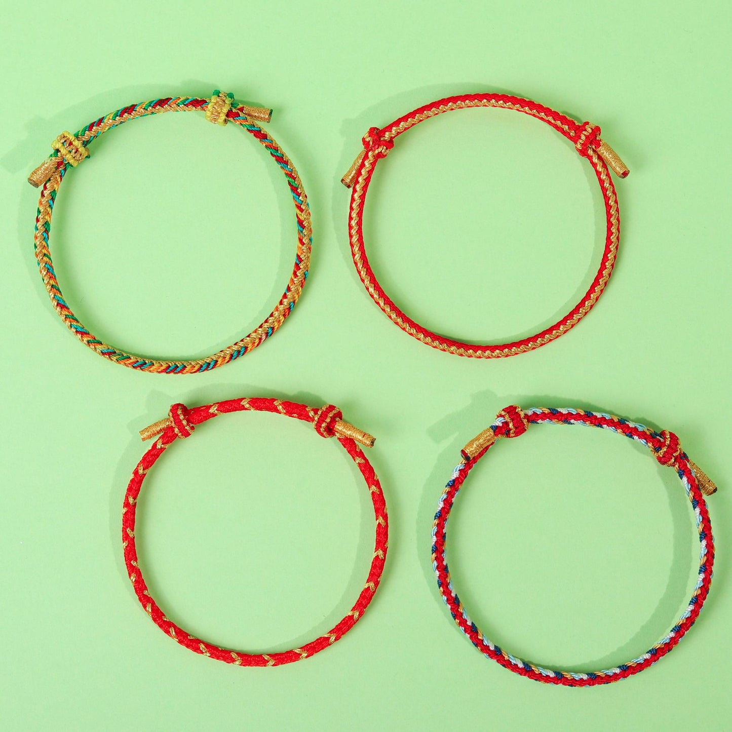 Boat Festival Colorful Rope Hand-woven Adult Carrying Bracelet