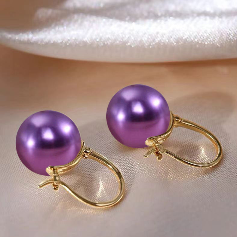 Shell Pearl Parvenu Gold Imitation White Rings