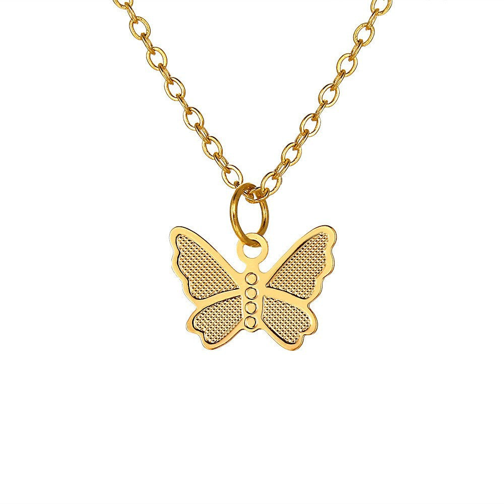 Butterfly Clavicle Chain Creative Retro Simple Necklaces