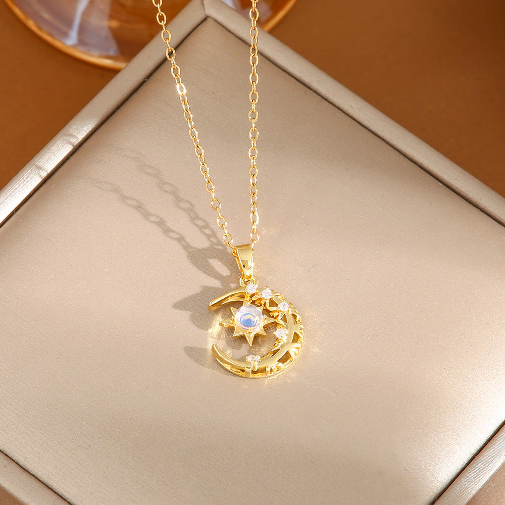 Women's Titanium Steel No Fading High-grade Design Necklaces