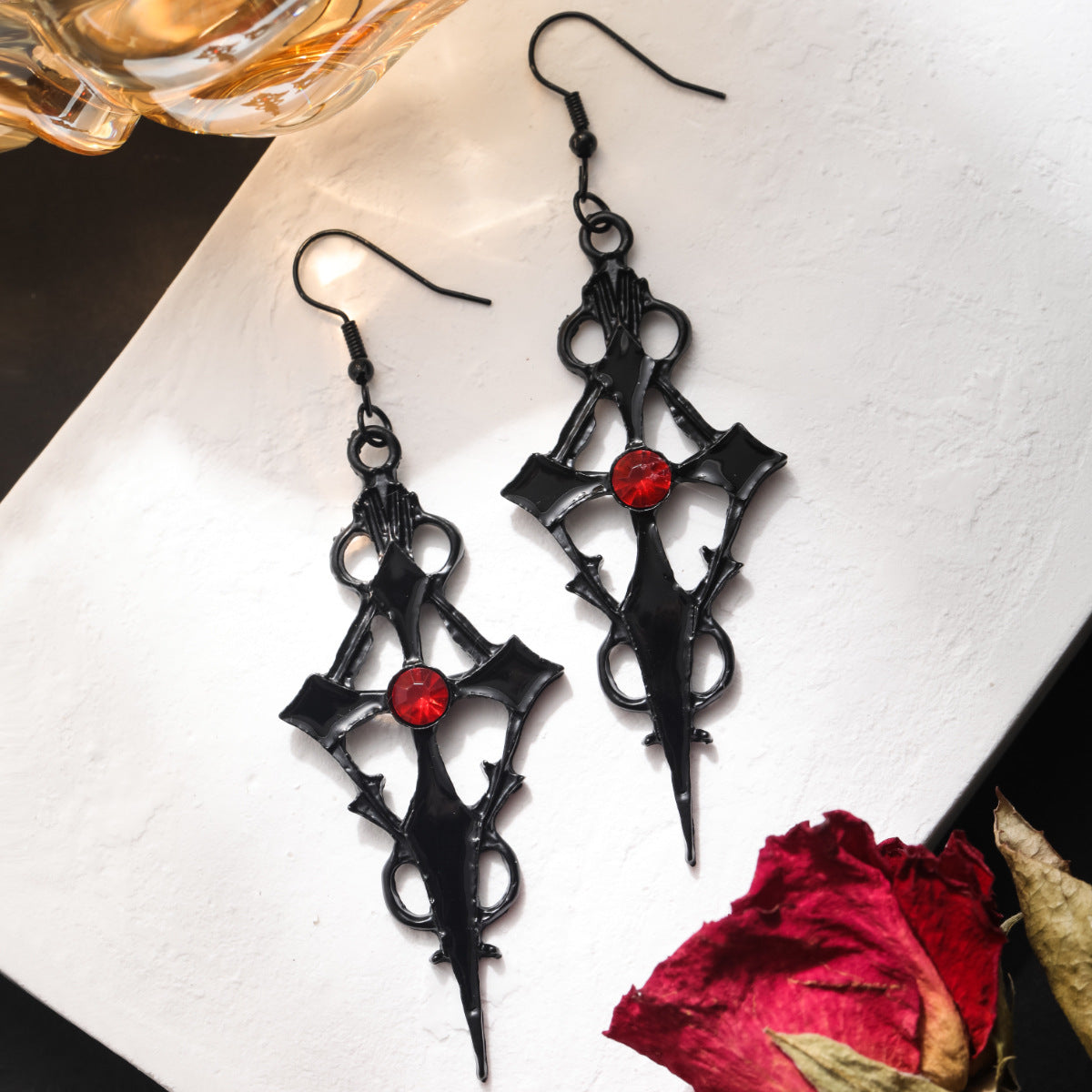 Women's Lava Love Personality Dark Trendy Punk Earrings