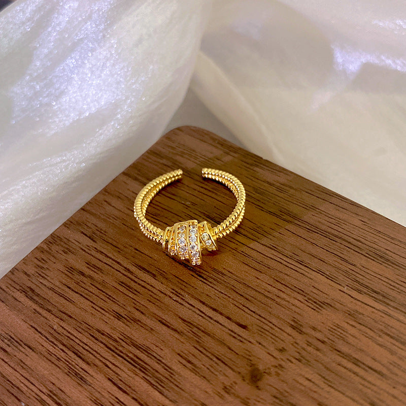 Design Small Waist Female Opening Adjustable Affordable Luxury Ring