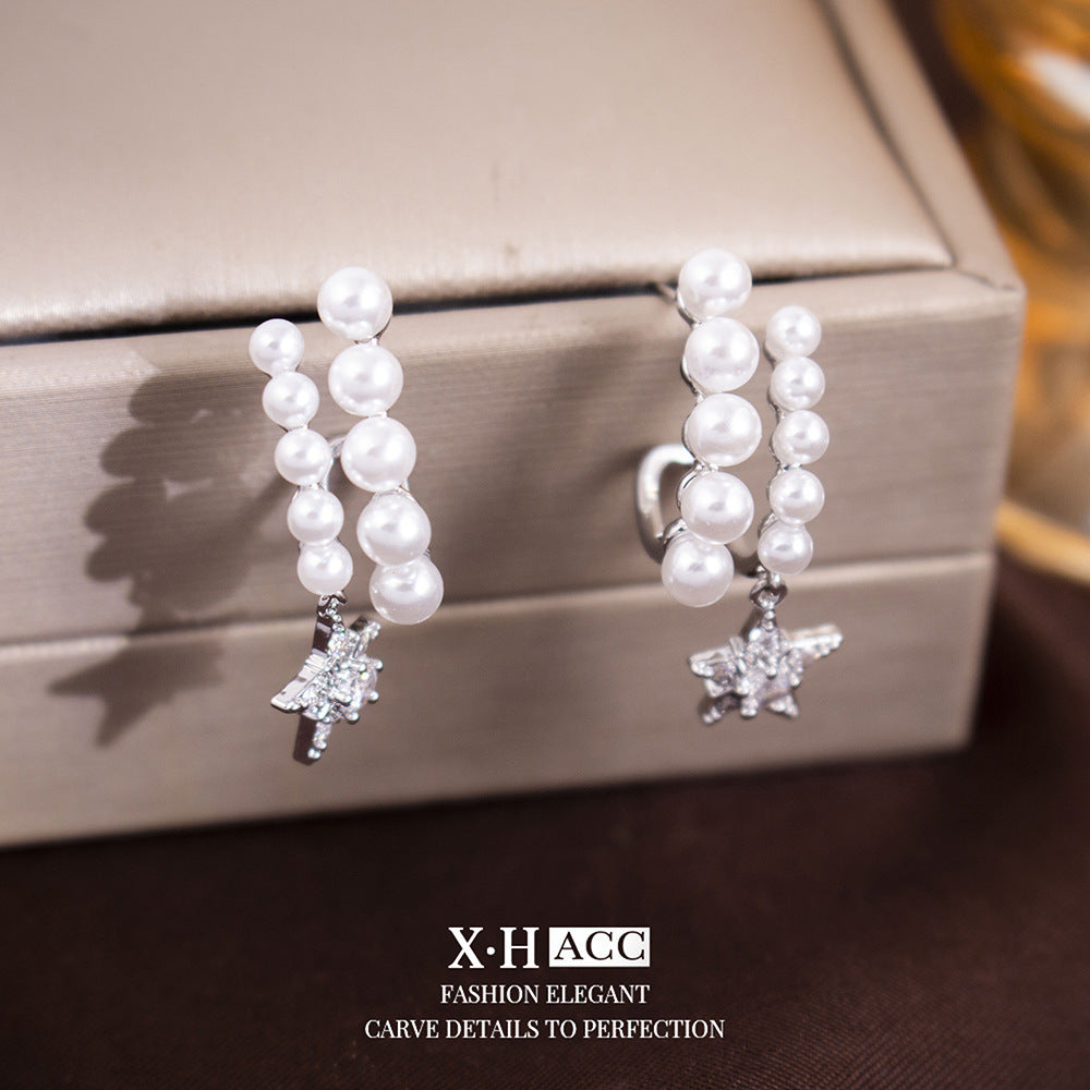 Elegant Zircon Butterfly Tassel Gentle Stylish Personality Stud Earrings