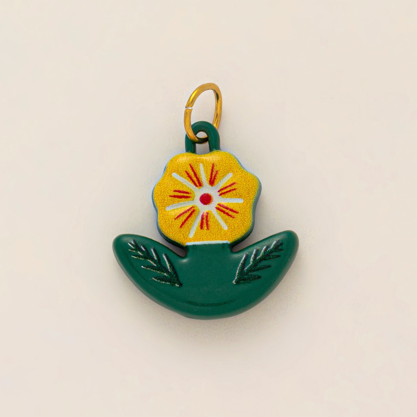 Women's Stainless Steel Bird Flower Parts Vacuum Plating Gold Pendants