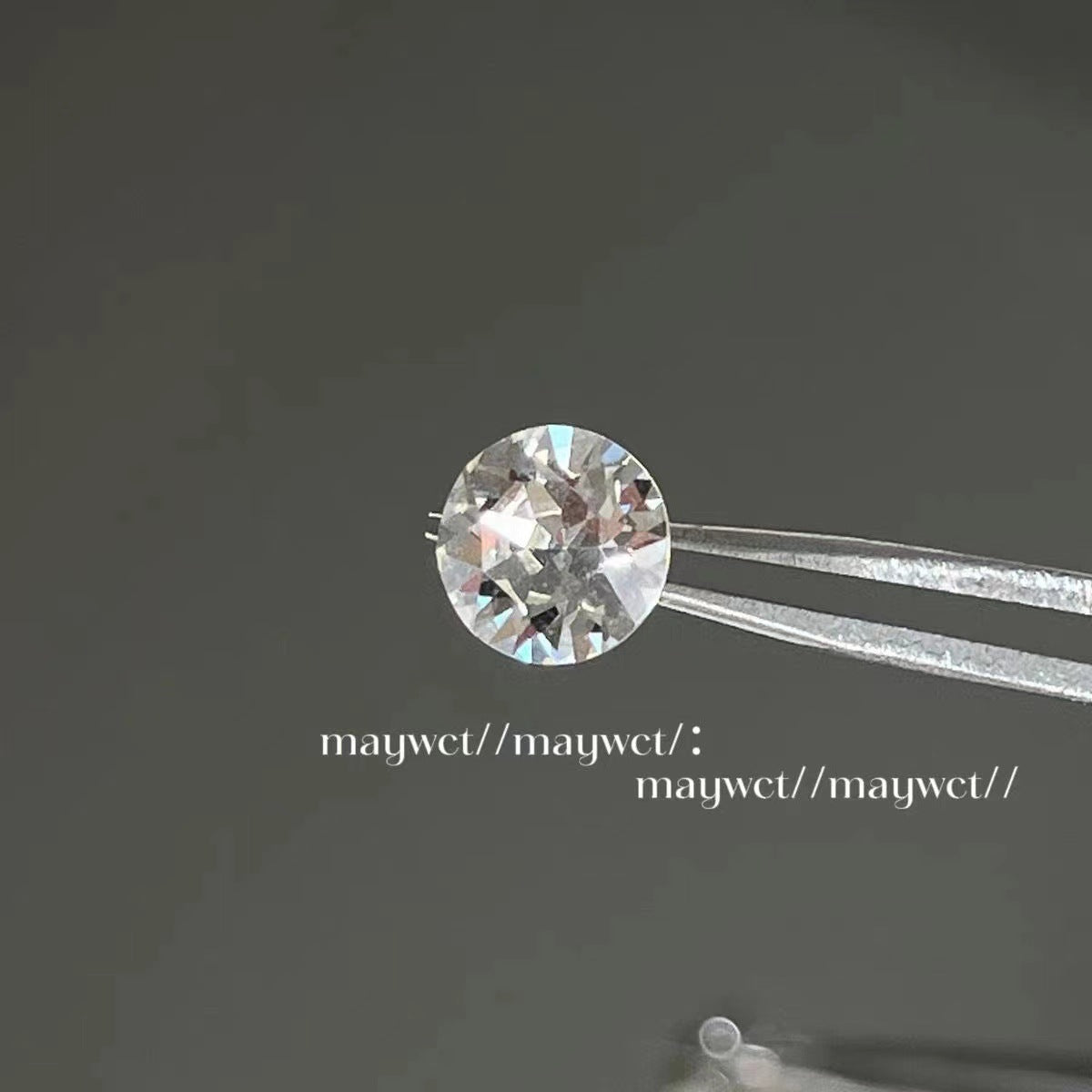 Round Diamond Titanium Steel Screw Ear Stud Earrings