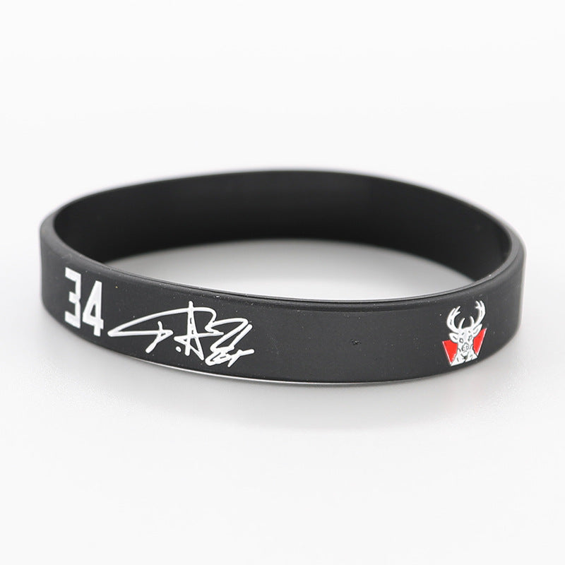Star Black Mamba James Curry Letter Bracelet