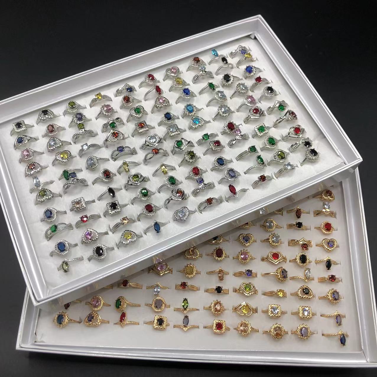 Slouchy New Box Light Luxury Adjustable Ring