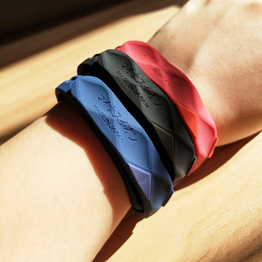 Women's & Men's Rhombus Anion Basketball Sports Waterproof Silicone Bracelet