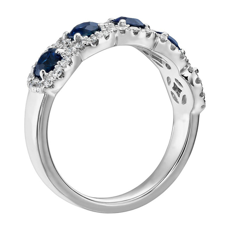 Luxury Fashion Personalized Party Banquet High Sense Mori Style Girlfriend Ring