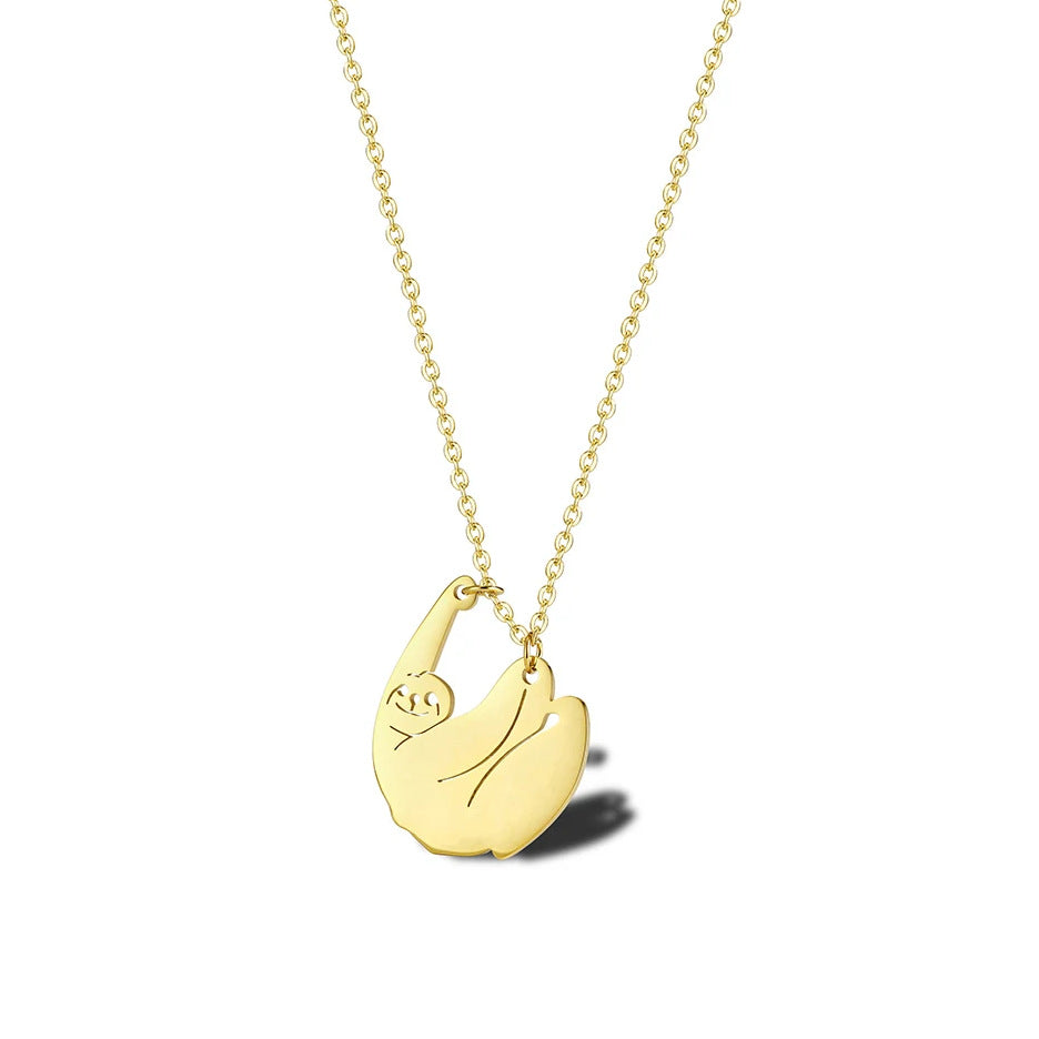 Women's Cartoon Animal Series Personalized Stainless Steel Necklace