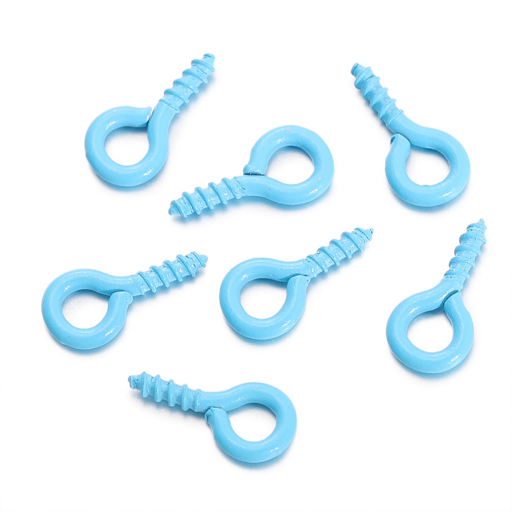 Croissant Nail Screw Sheep Eye Pearl Jewelry Accessories