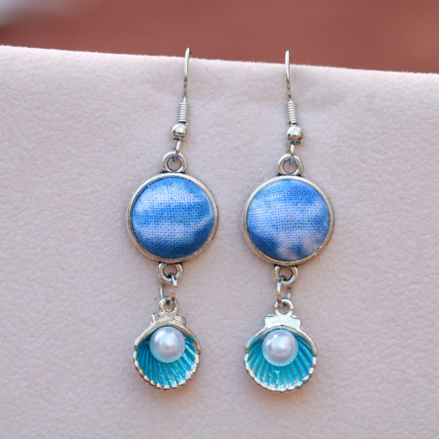 Yunnan Dali Ethnic Style Handmade Fabric Earrings