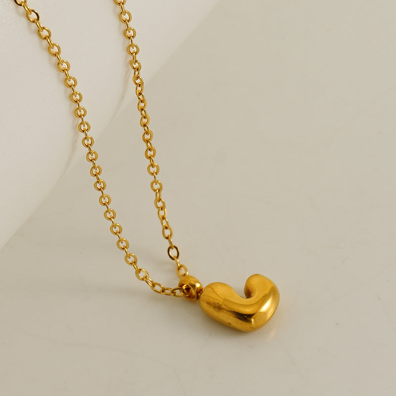 Fashion Simple Temperament English Letter Stainless Necklaces