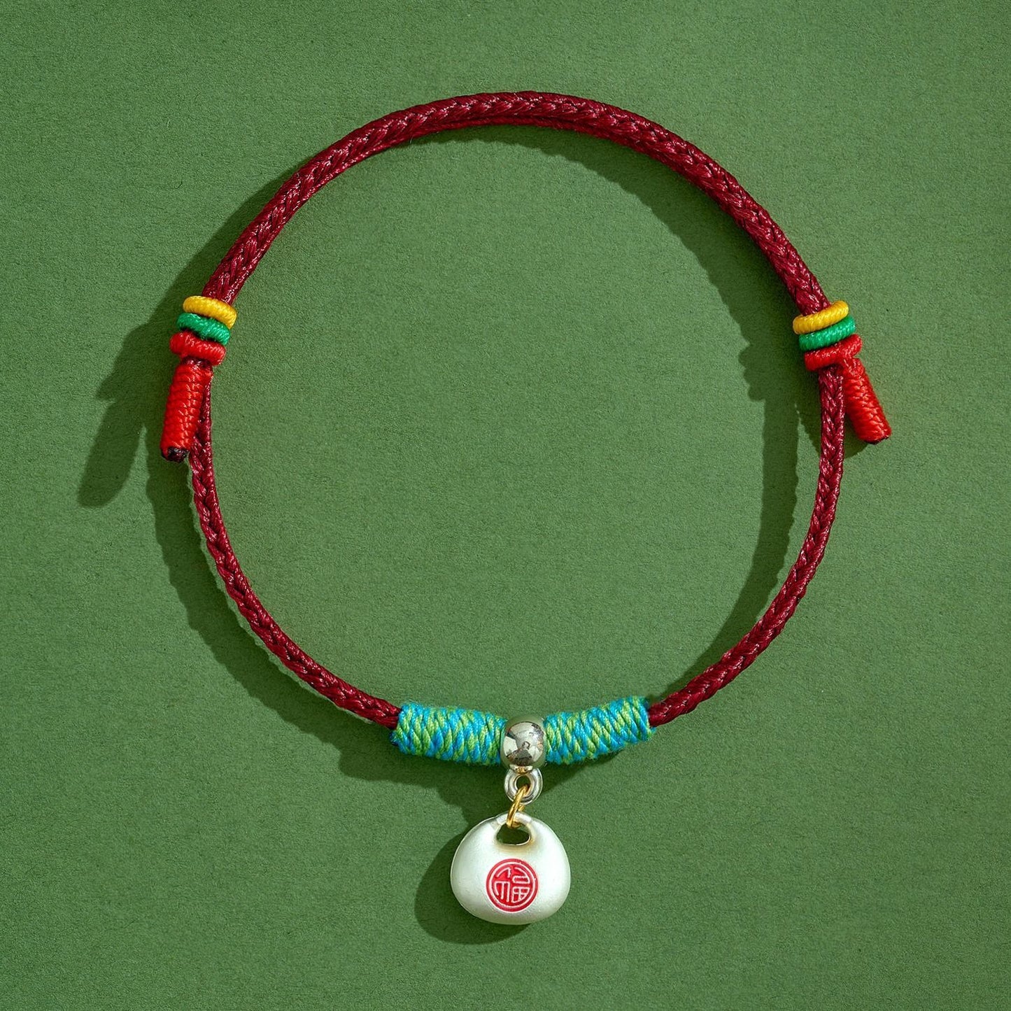 Dragon Boat Festival Colorful Rope Small Red Hand-woven Tiger Head Bracelet