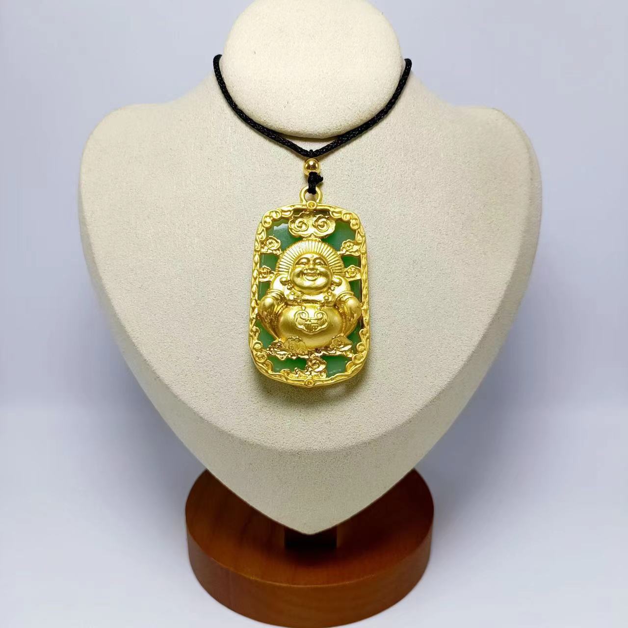 Alloy Dragon Phoenix Avalokitesvara Buddha Gold-plated Pendants
