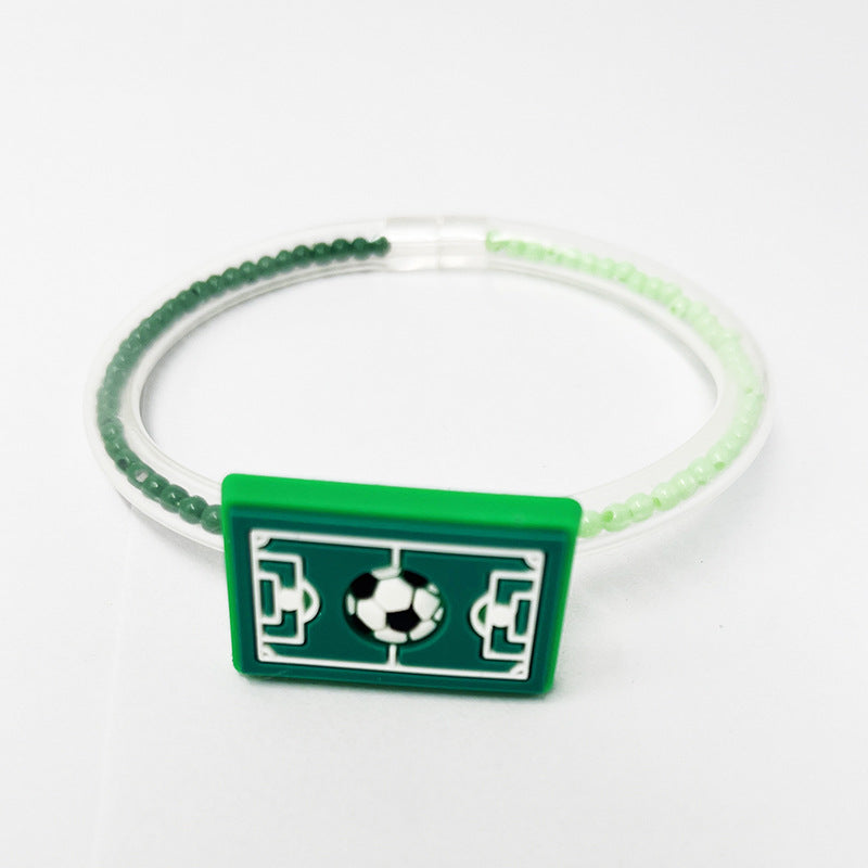 Creative Football Match Bead World Cup Bracelets