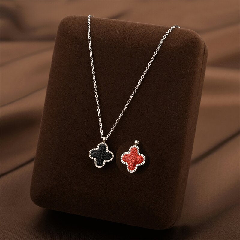 Titanium Steel Female Niche Simple Temperament Clavicle Pendants
