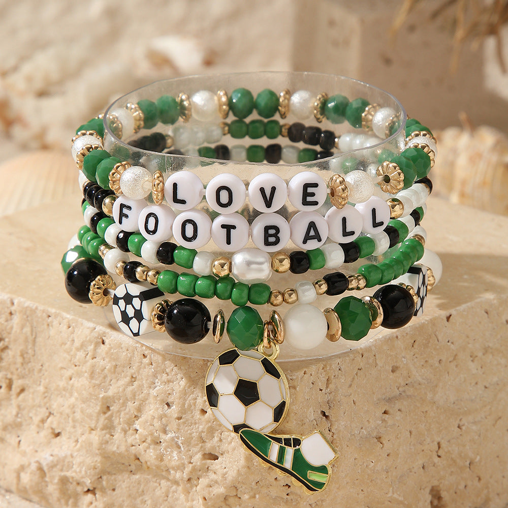 American Mexico World Cup Football Shoes Bracelet