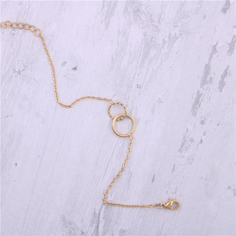 Paris Independent Designer Titanium Steel Gold Bracelet