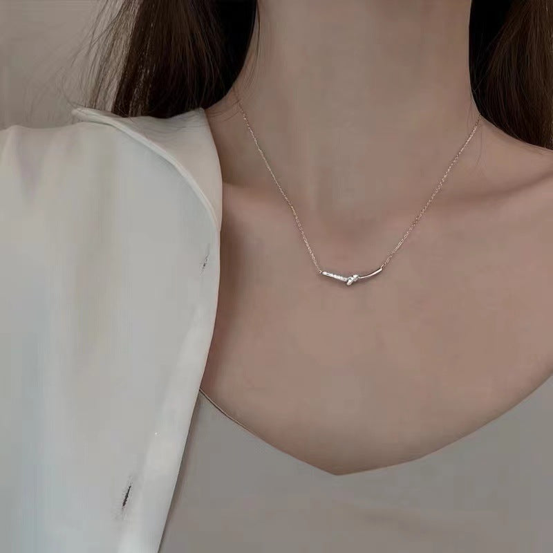 Women's Sterling Sier Gold-plated Knotted Niche Design Necklaces