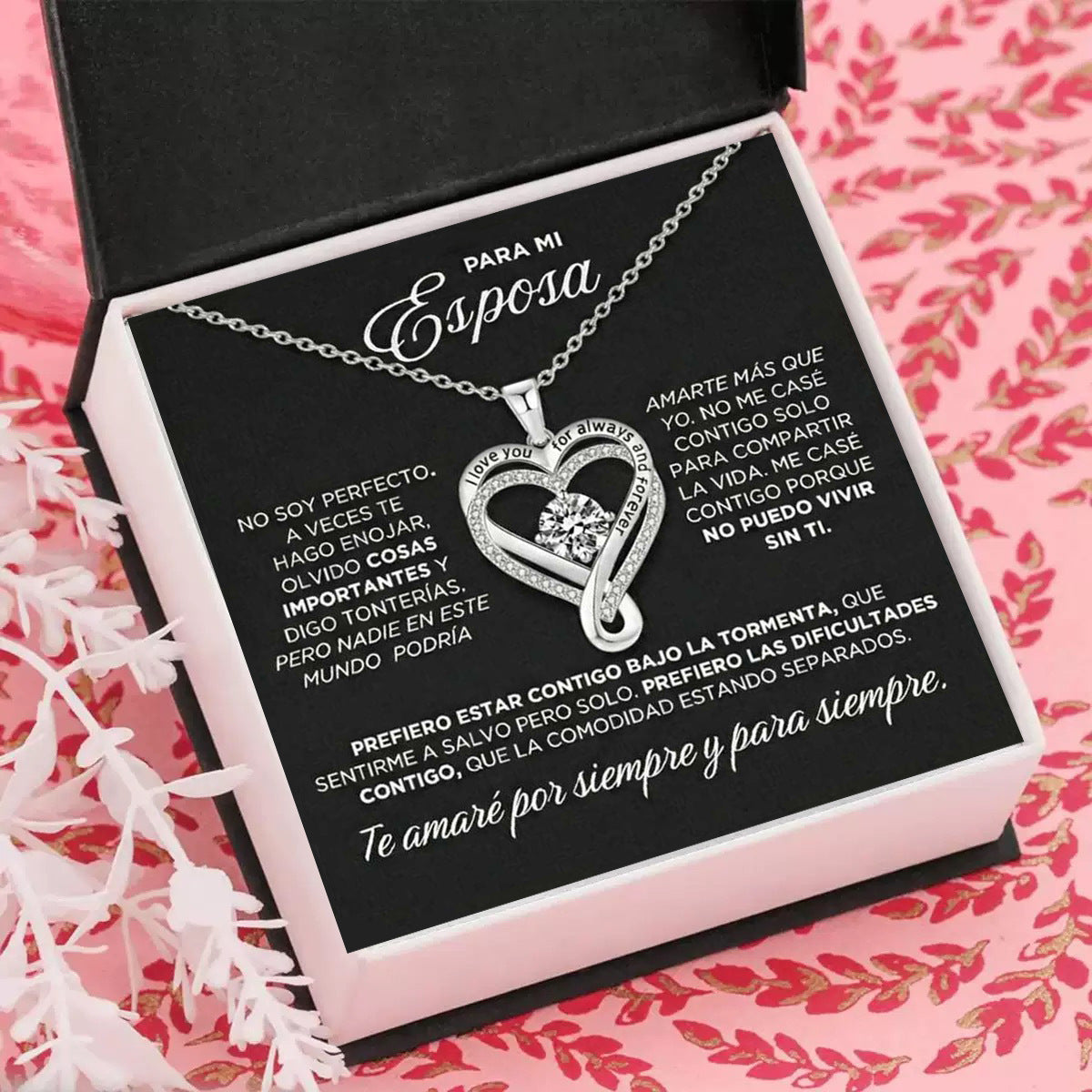 Heart Of Eternity Double Layers Loving Female Micro Inlaid Zircon Necklace