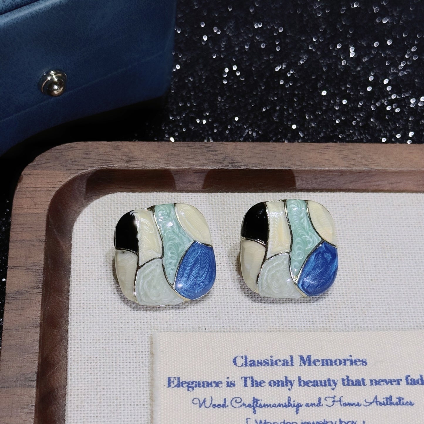 Enamel Style Alloy Niche Temperament Advanced Rings