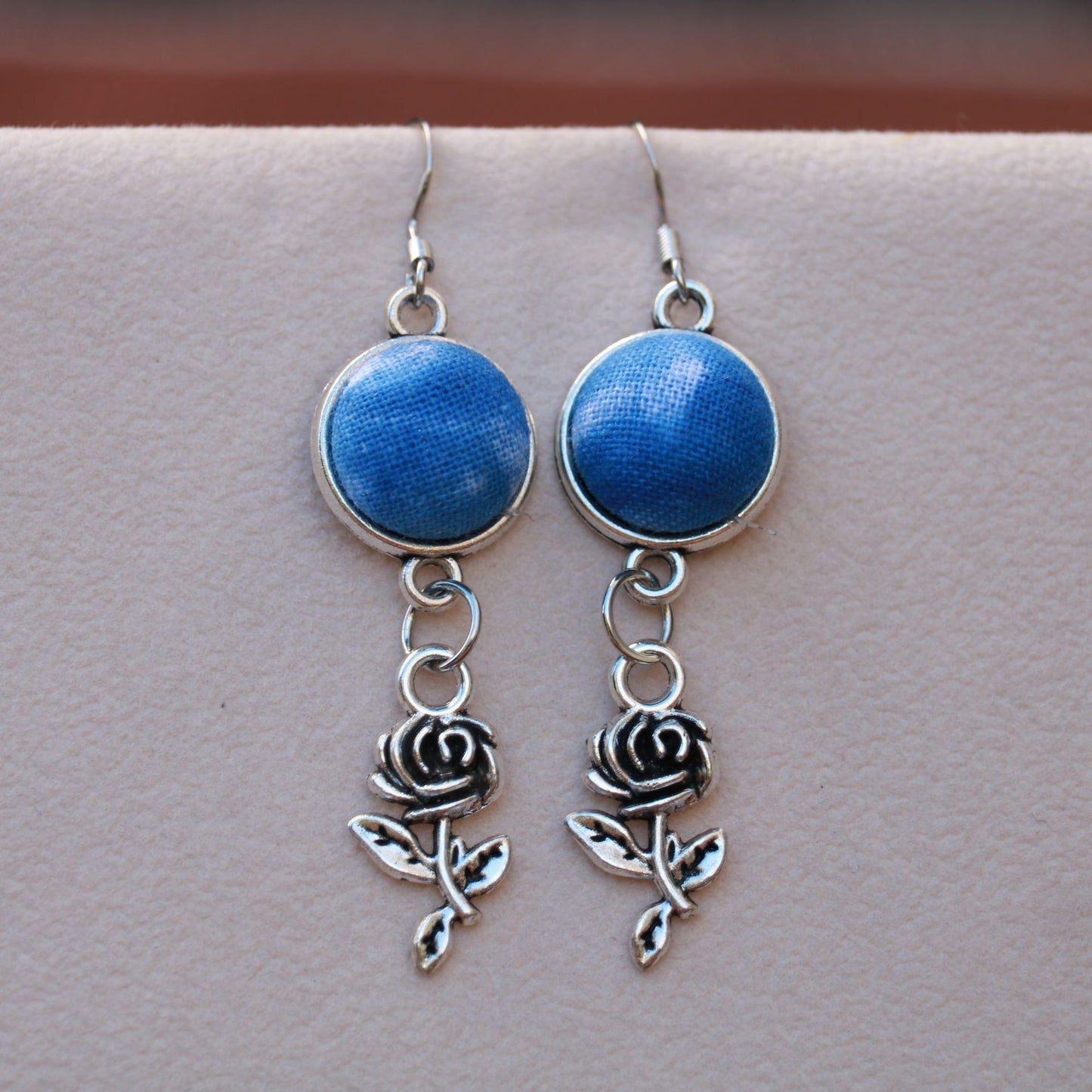 Yunnan Dali Ethnic Style Handmade Fabric Earrings