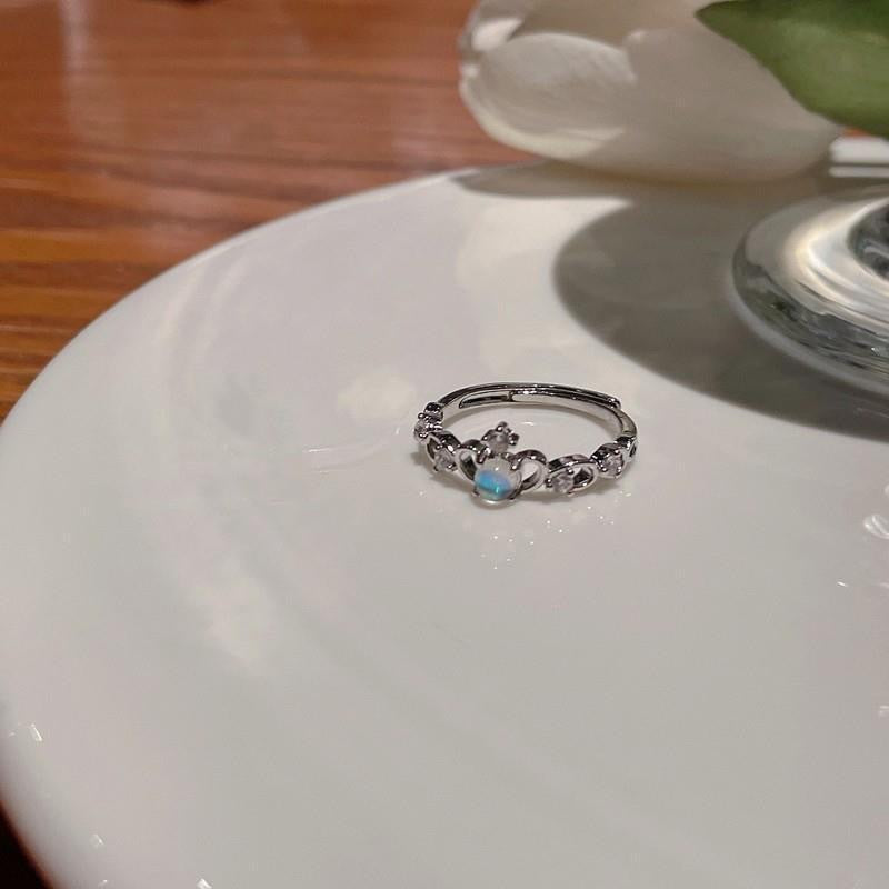 Twin Female Design Cold Wind Opening Ring