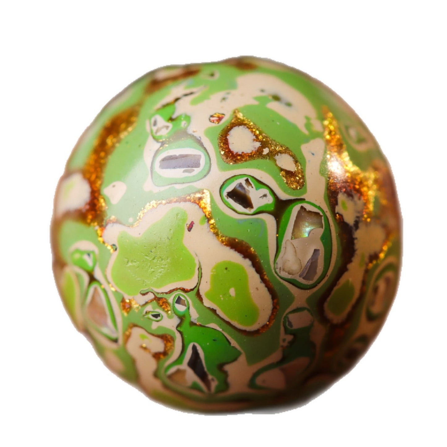 Paint Large Beads Inlaid Screw Scattered Single Bracelet