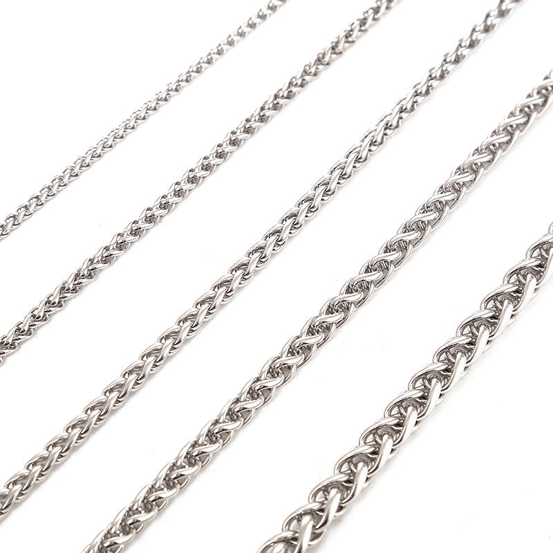 Men's Stainless Steel Chain Jewelry Accessories Titanium Necklaces