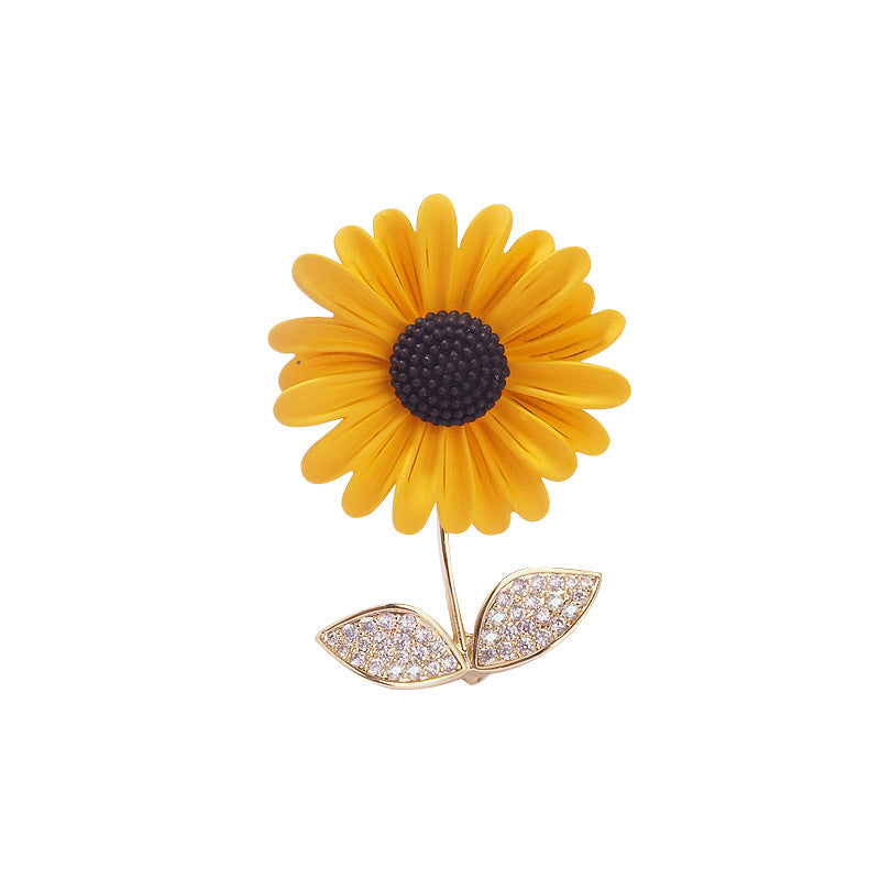 Golden Pearl Corsage Wheat Brooch Female High-grade Brooches