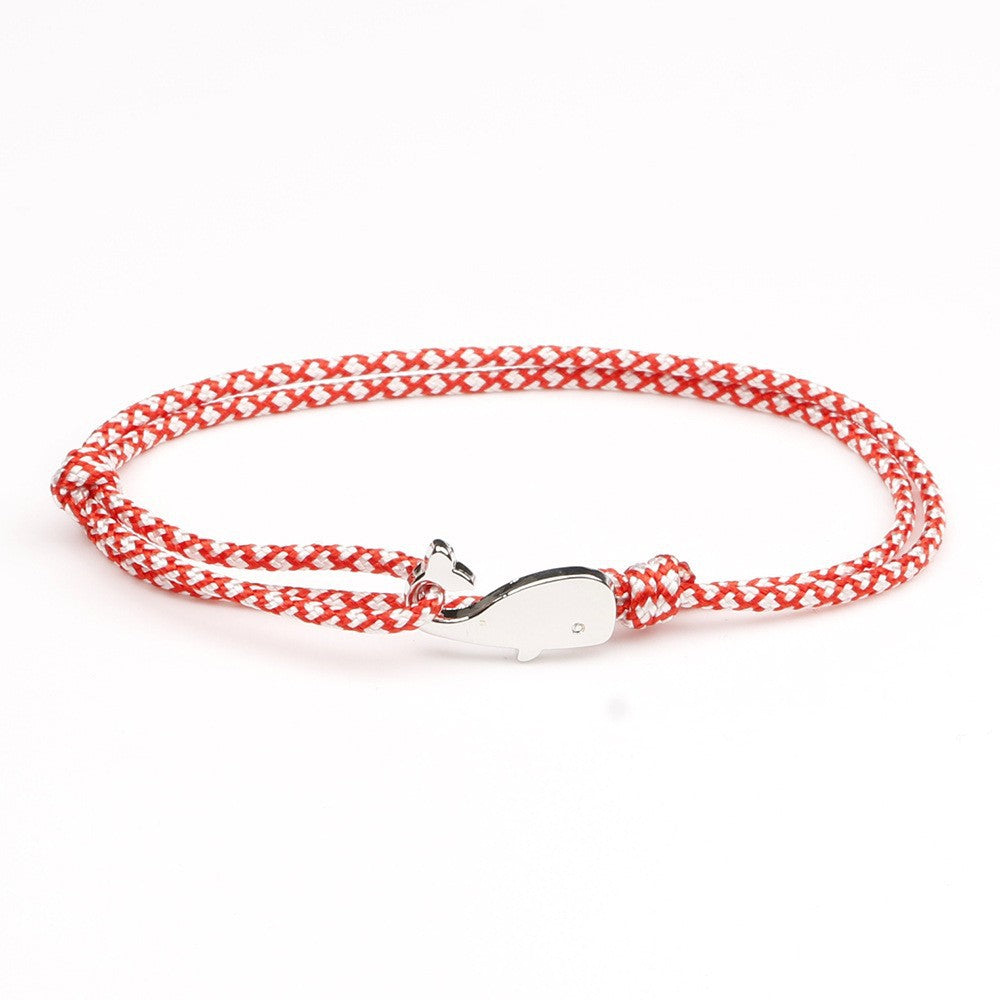 Women's Fashion Style Cute Dancing Whale Dolphin Boat Anchor Bracelets