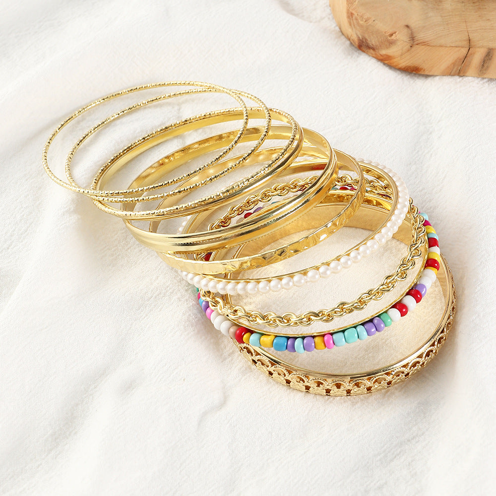 Women's Fashion Geometry Pattern Bohemian Vintage Bracelet
