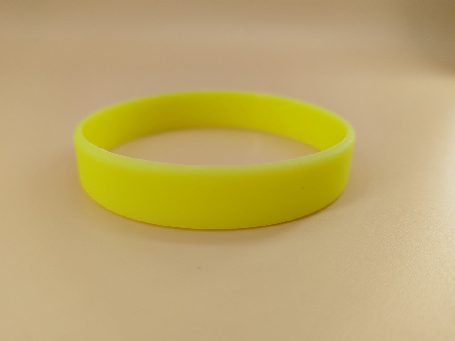 Silicone Solid Color Thermography Personality Lettering Laser Rubber Bracelets