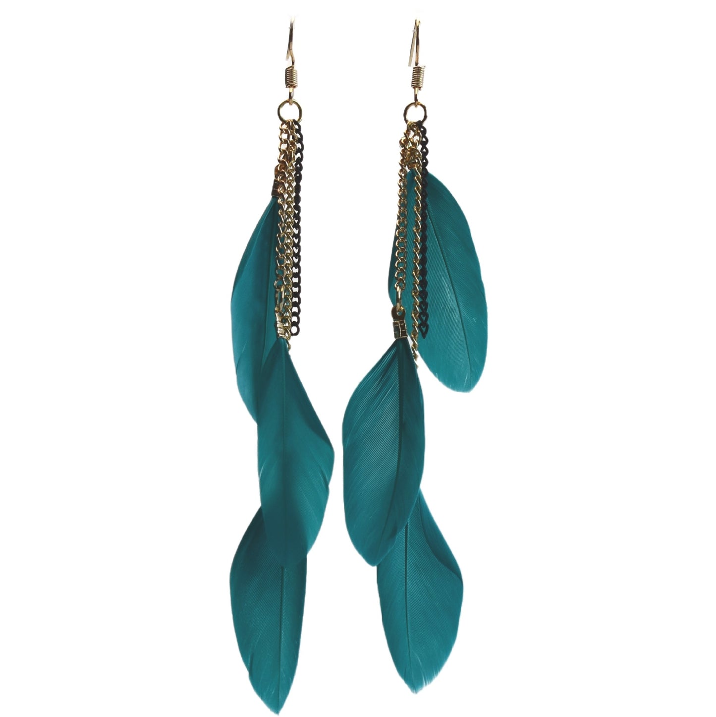 Classy Casual Cool Ethnic Style Feather Earrings