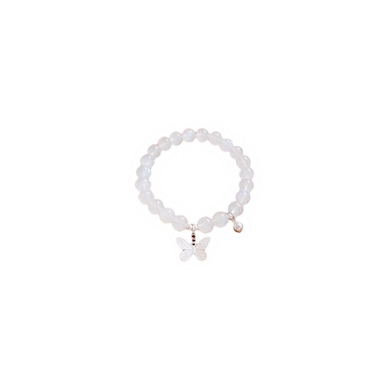 Cold White Moonlight Meng Die Female Minority Simple Bell Girlfriends Bracelets