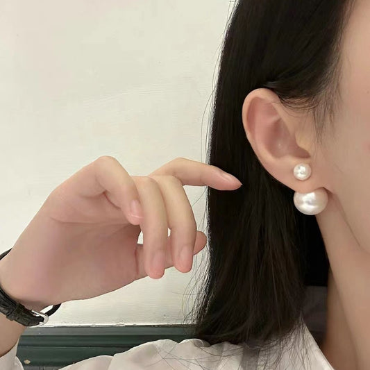 Women's Sier Pearl Light Luxury High Sense Niche Versatile Ear Line