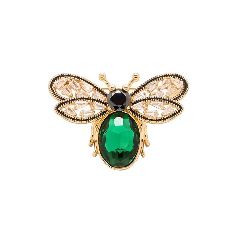 Golden Pearl Corsage Wheat Brooch Female High-grade Brooches